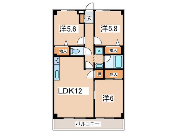 堀ビルの物件間取画像